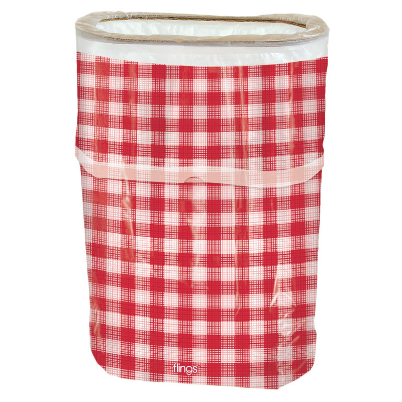 13 Gallon Red Kitchen Trash Can Mijacob